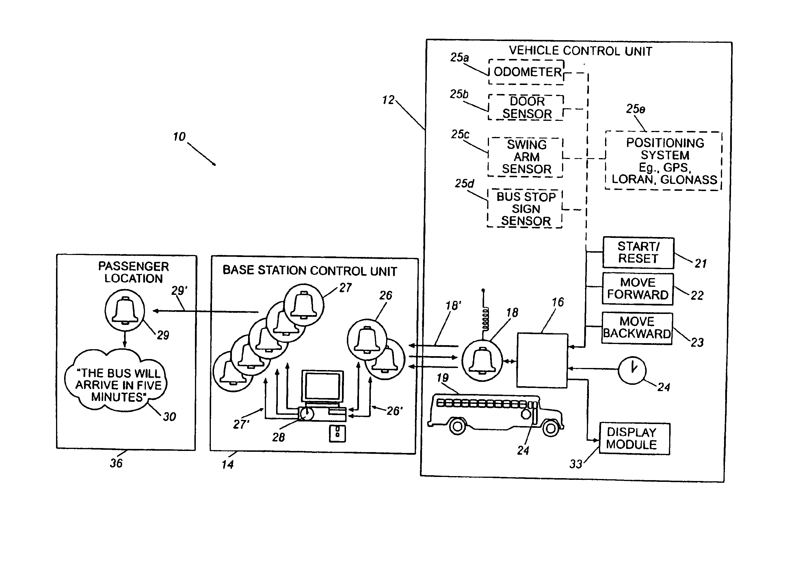 Notification system and method that informs a party of vehicle delay