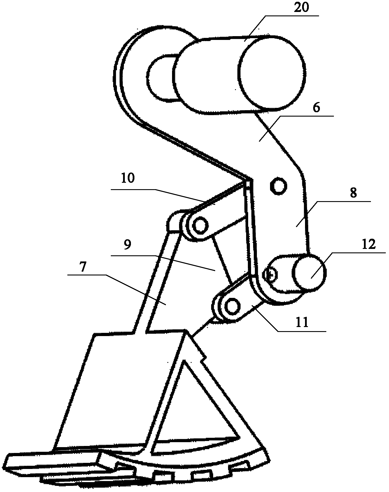 Mine disaster rescue robot with tunneling function and control method thereof