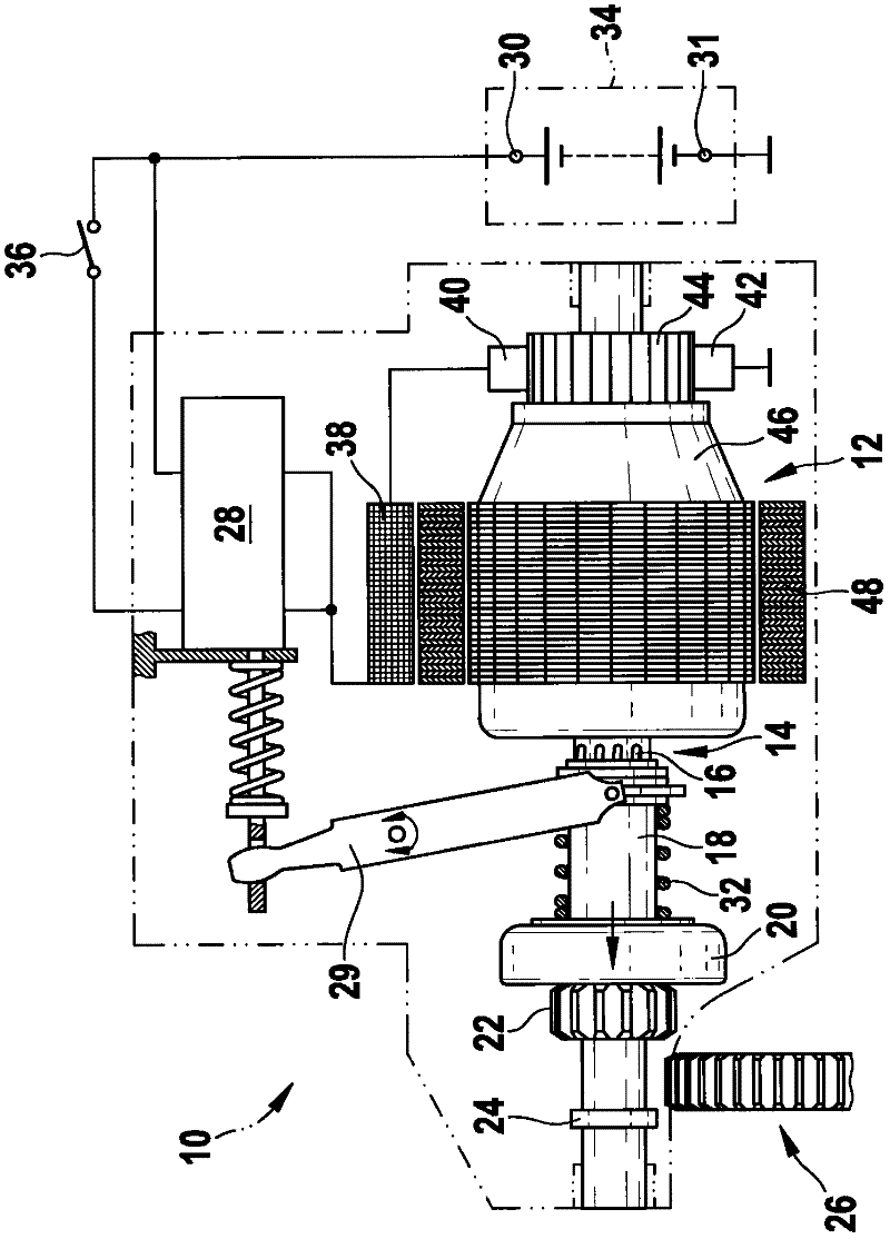 Method for operating a D.C. generator