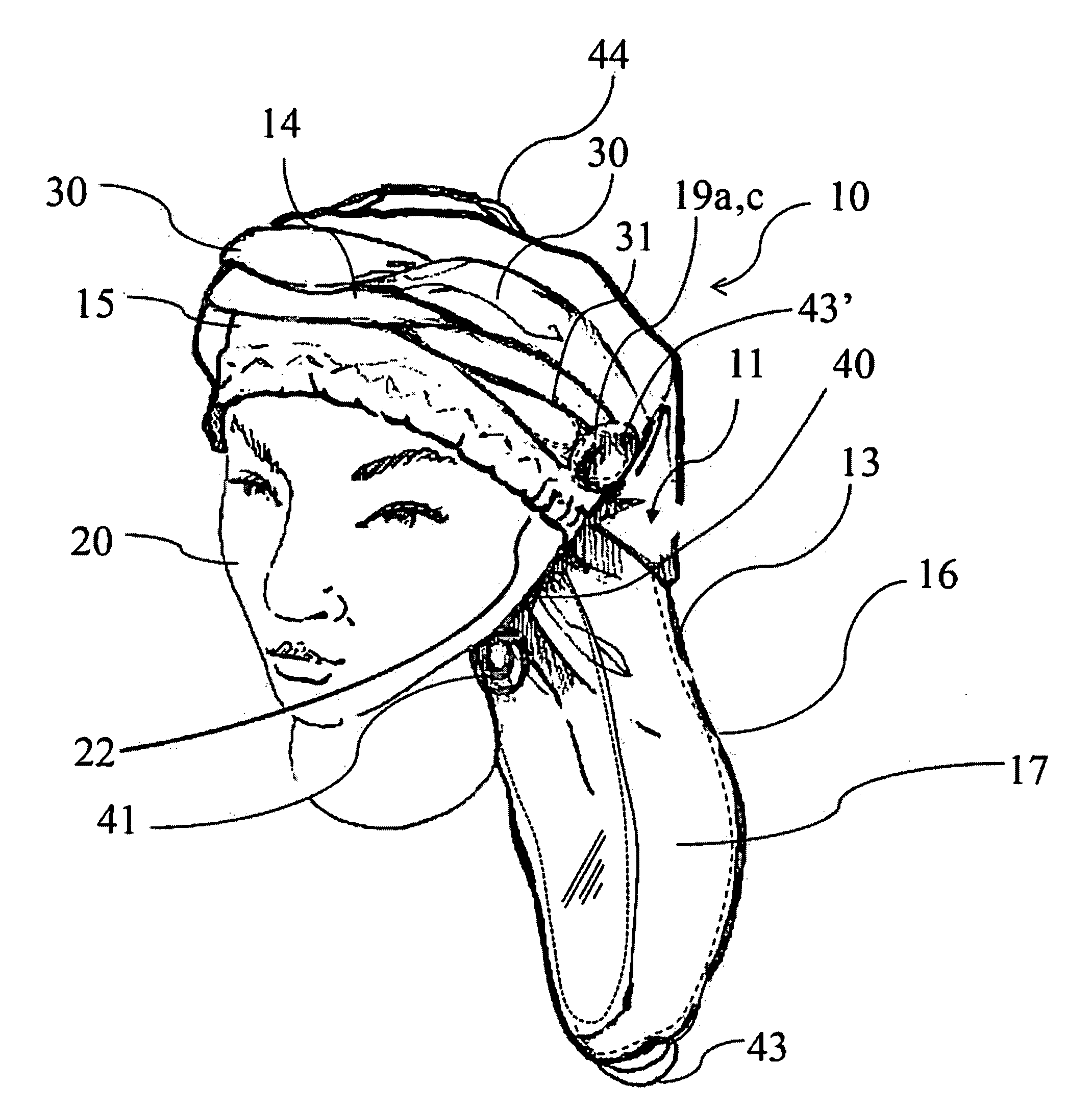 Head hair wrap cap for covering or protecting the head and/or hair