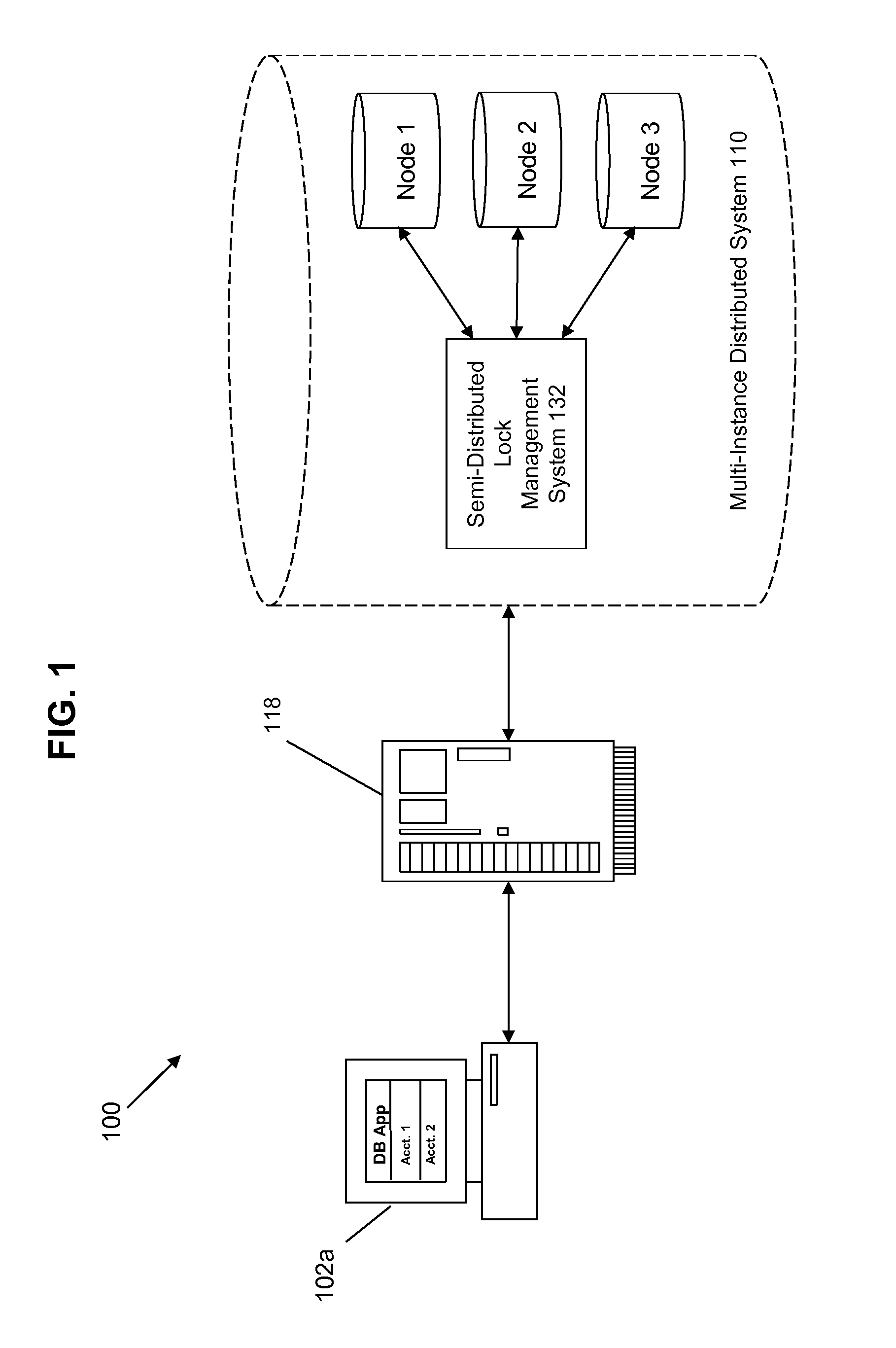 Methods and apparatus for implementing semi-distributed lock management