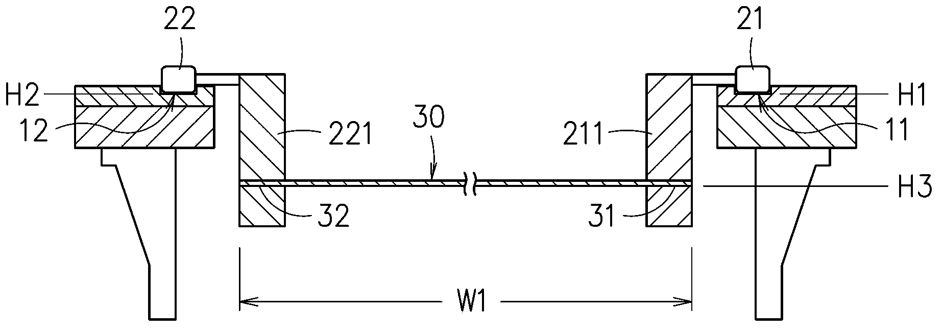 Substrate transmitting device