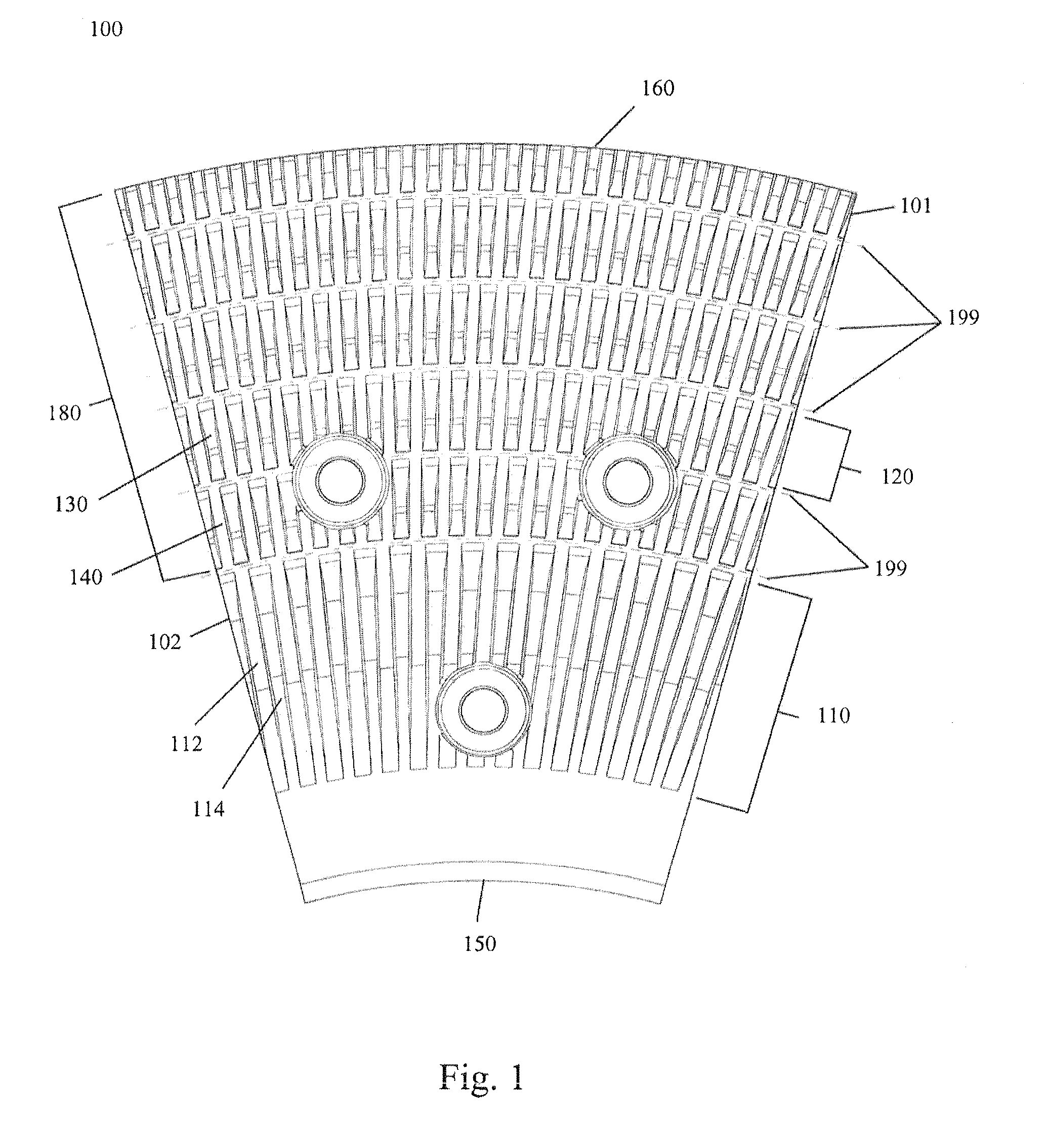 Apparatus for disperser plate and method to refine paper