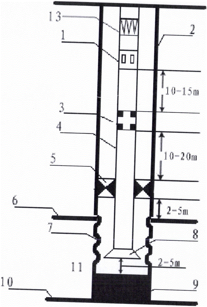 Oil displacement method of injecting strong high pressure air into deep ancient buried hill reservior and enriching oxygen