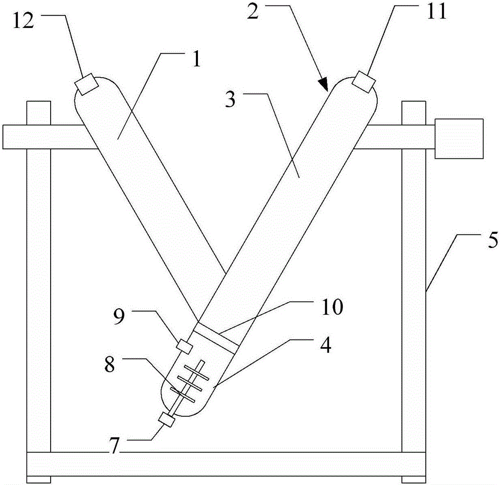 Medicinal mixer capable of crushing