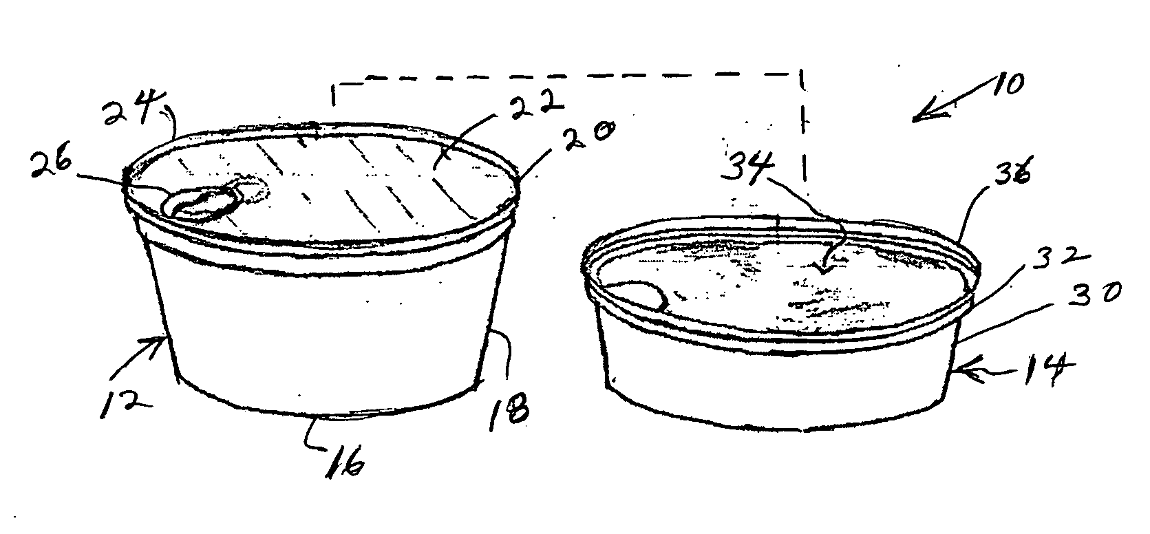 Process for packaging foods and packaged product