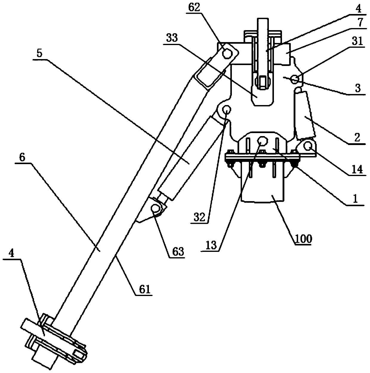 Arch frame clamping manipulator