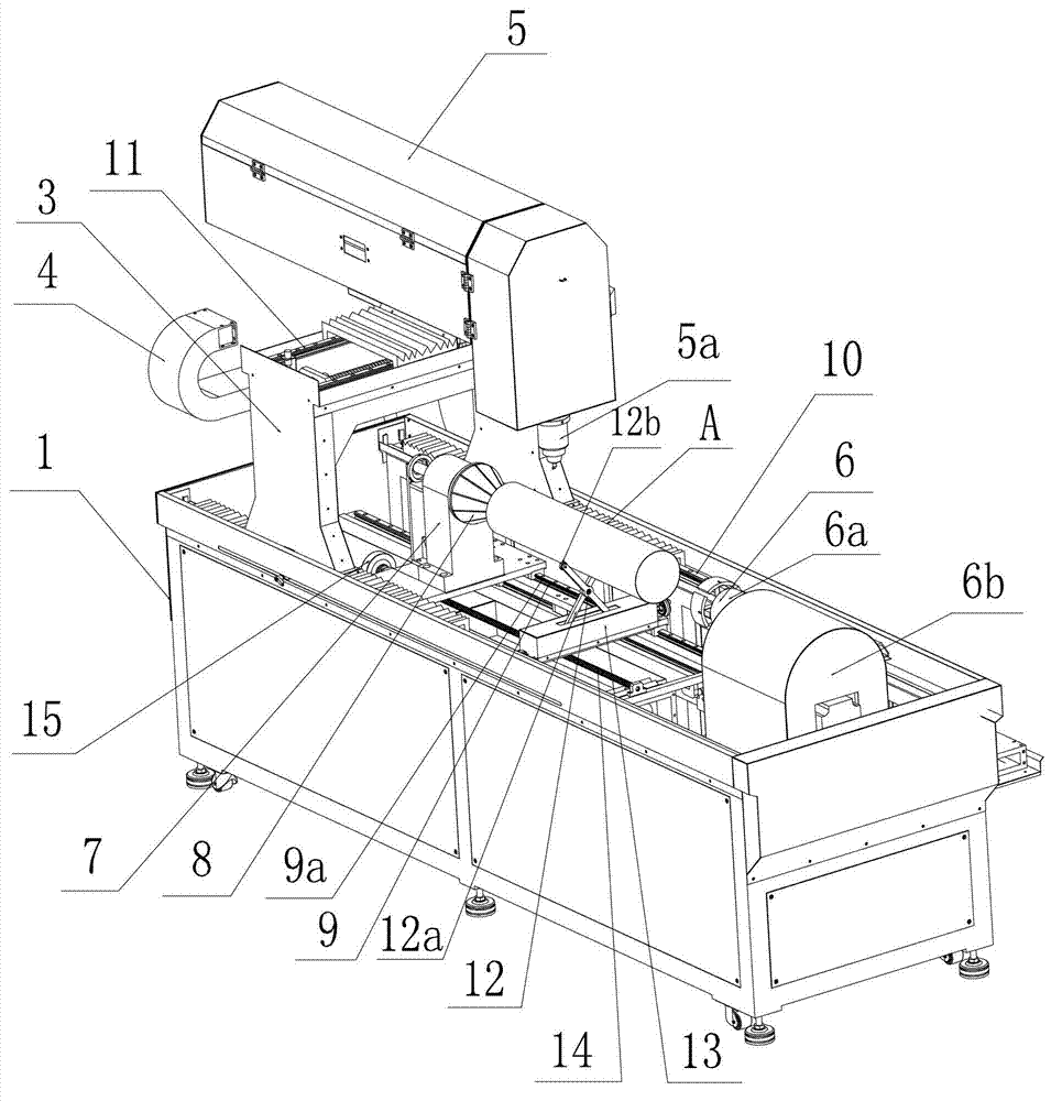 Semiautomatic laser pipe cutting machine
