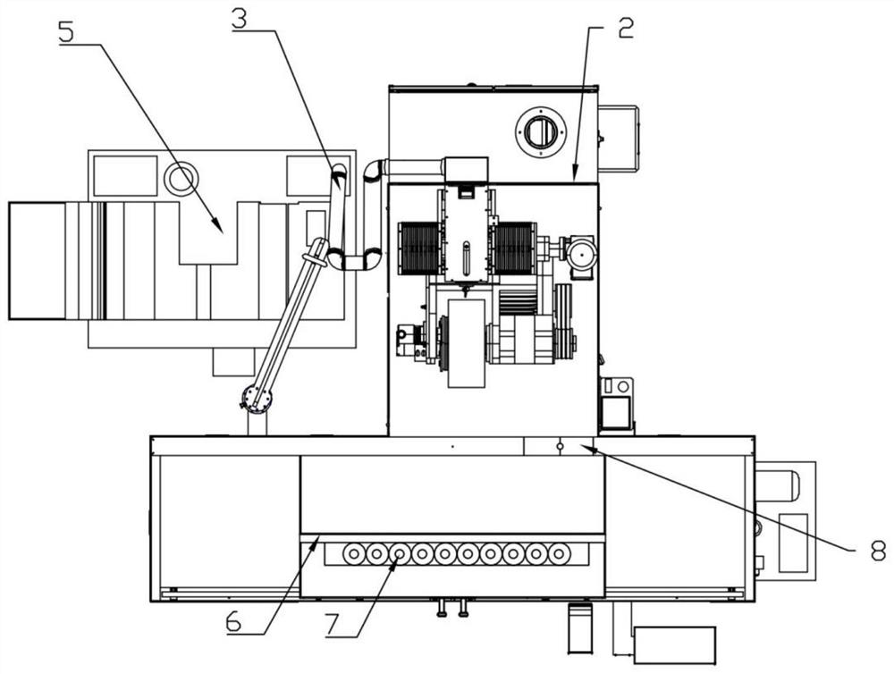 Grinding machine with safety protection function