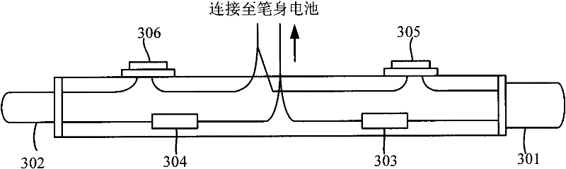 Back projection type multi-point touch positioning method