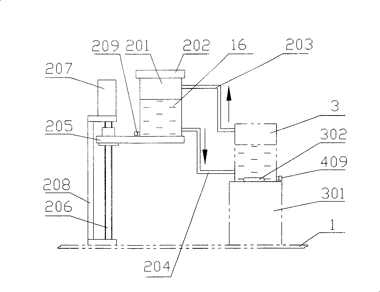 Sulphur meter with automatic cleaning device