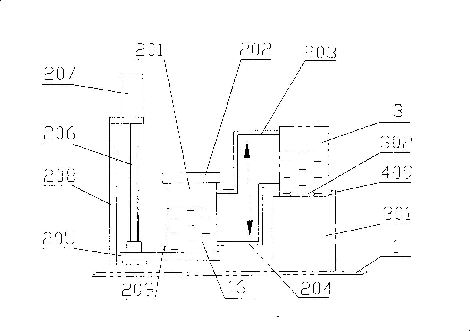 Sulphur meter with automatic cleaning device