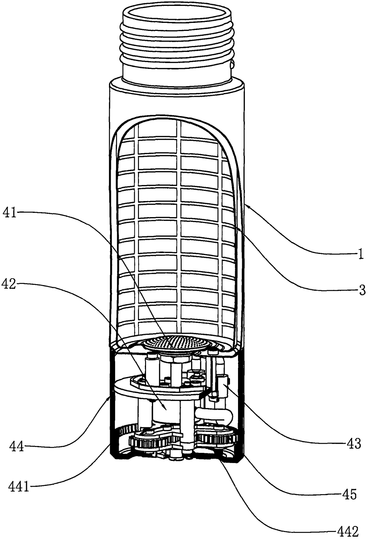 A thermal insulation cup with cooling function