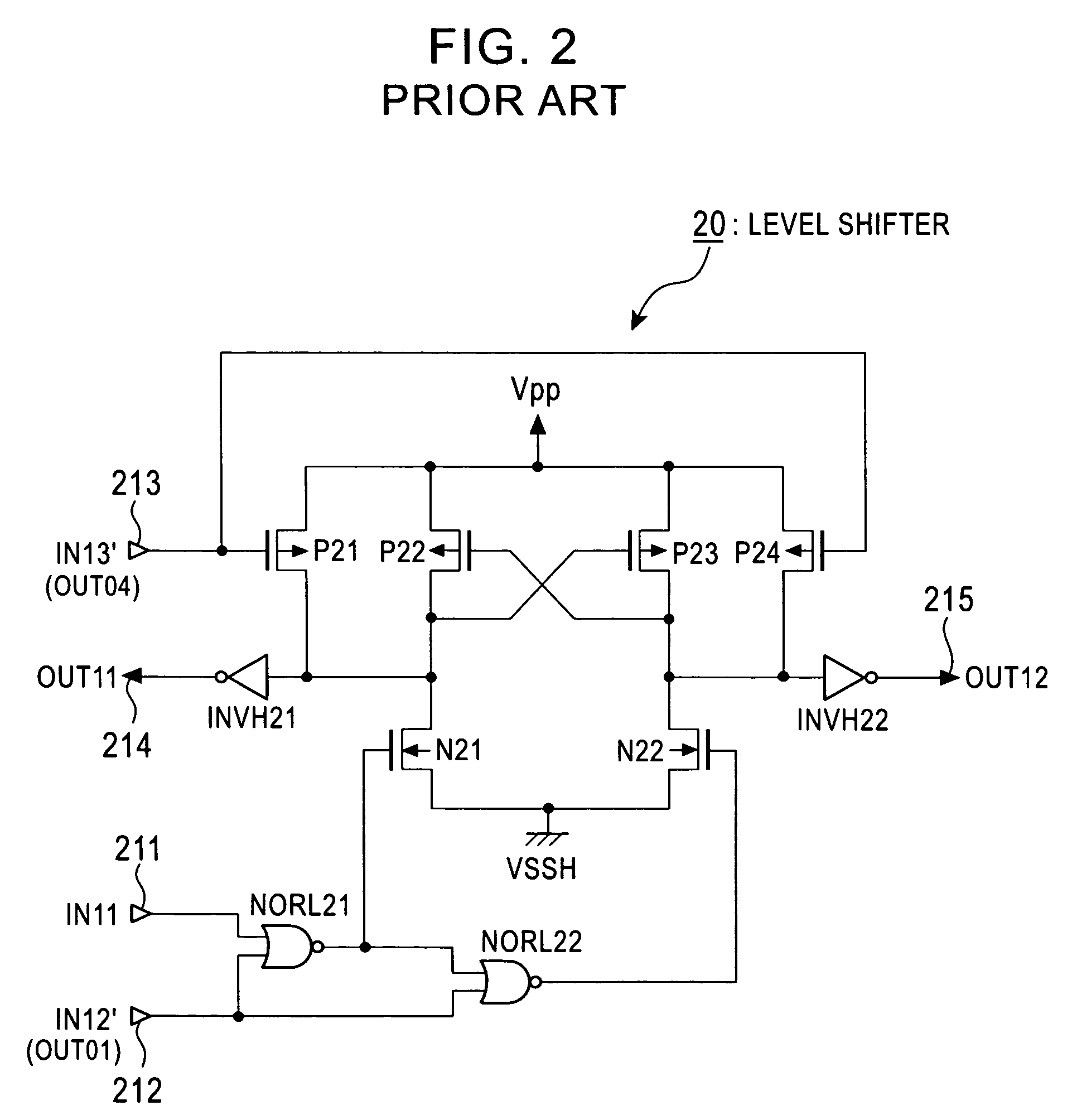 Signal generator circuit and level shifter with signal generator circuit