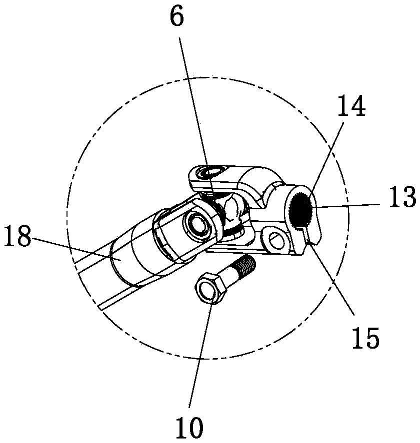 Automobile steering column assembly and clearance detecting device thereof