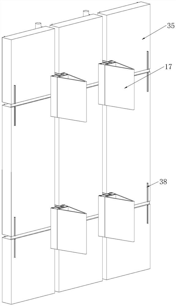 A large-span curtain wall composite structure and its installation method