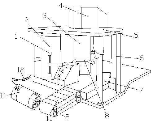 Pure cotton yarn production device