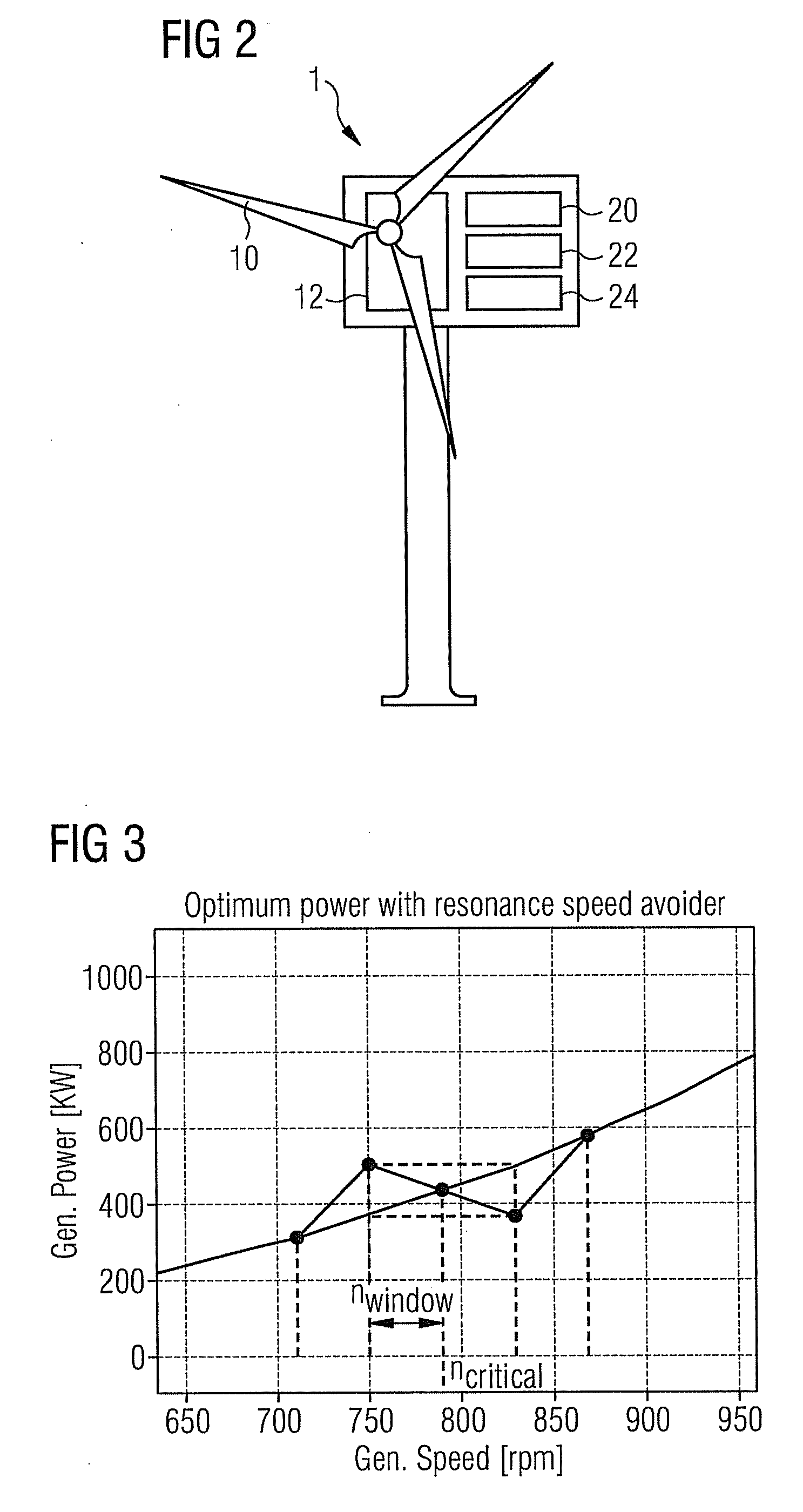 Method and apparatus for damping tower oscillation in a wind turbine