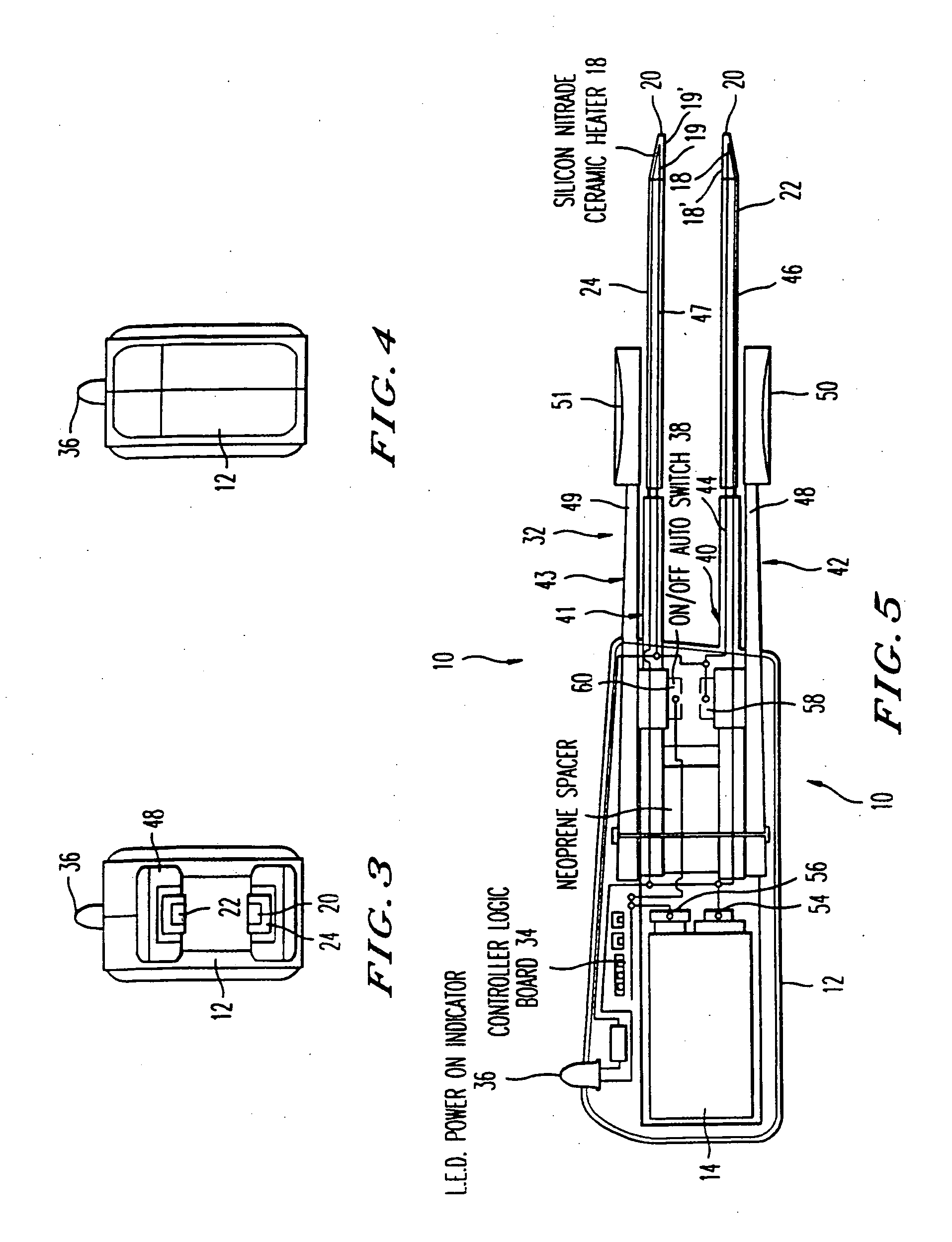 Thermal cautery surgical forceps