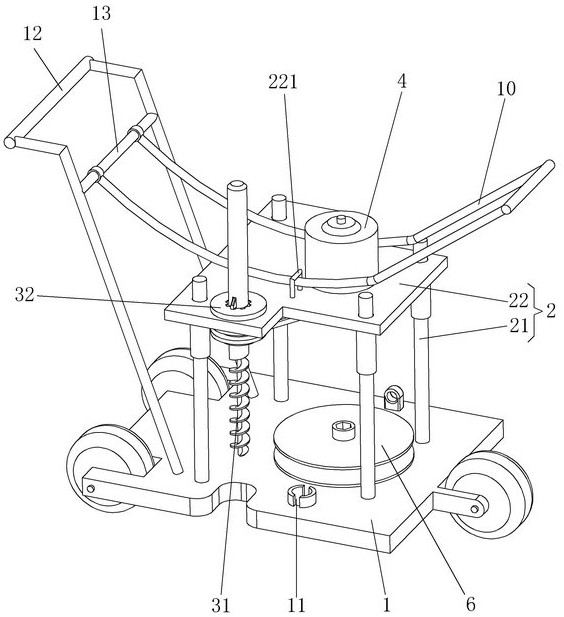 A small traction soil cover machine