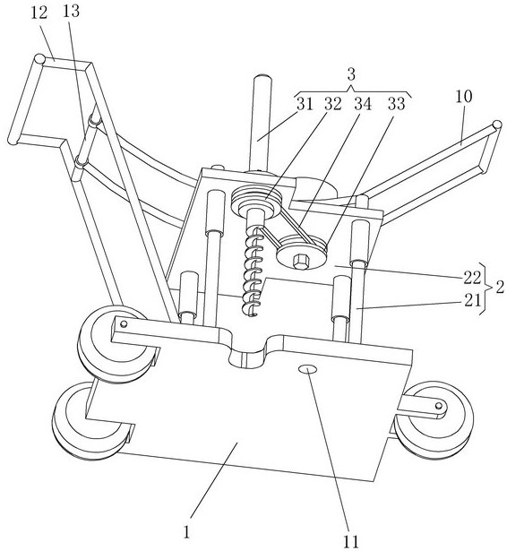 A small traction soil cover machine