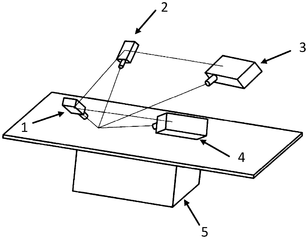 A multi-view stereoscopic vision body surface positioning tracking method
