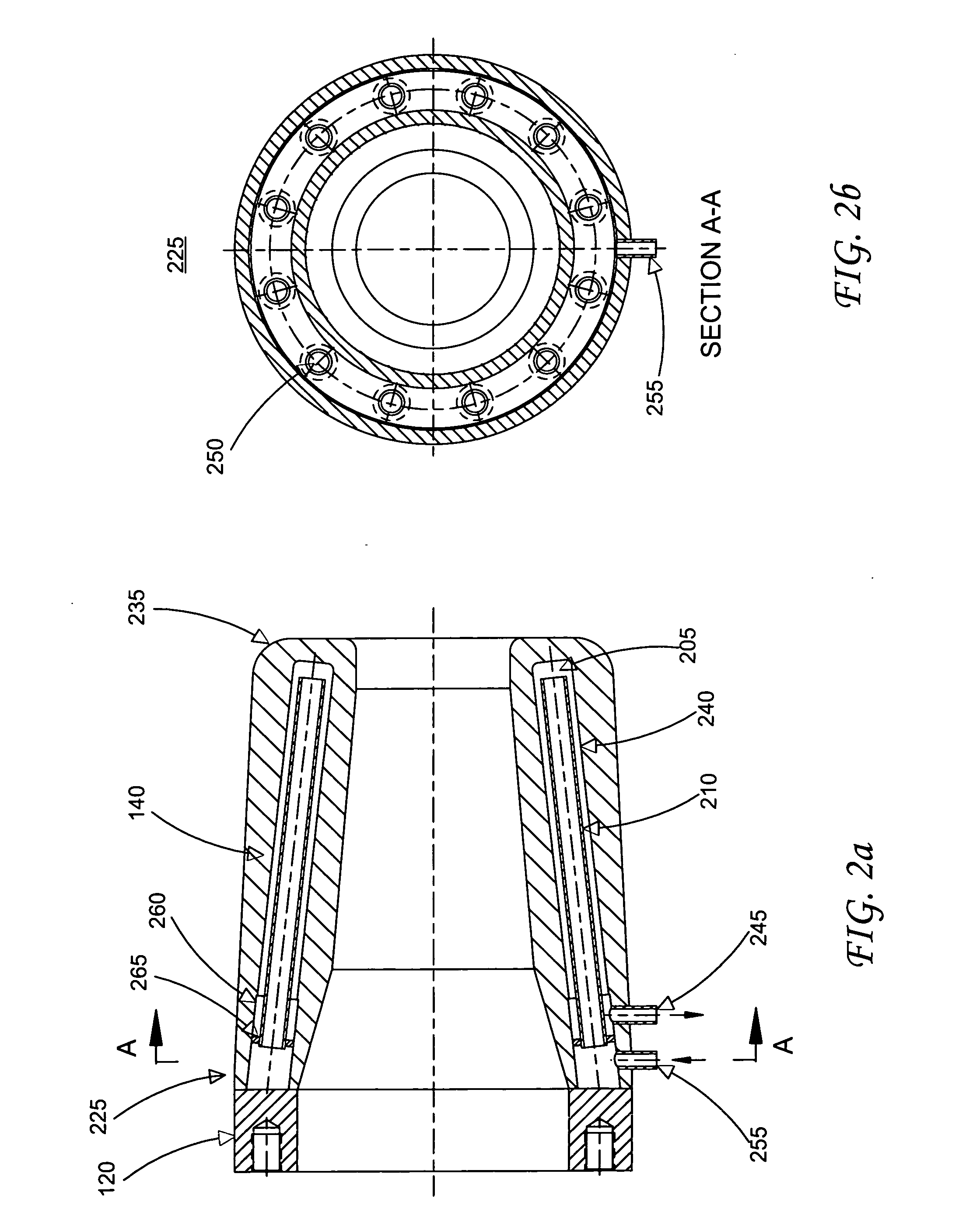 Cooling device for use in an electric arc furnace