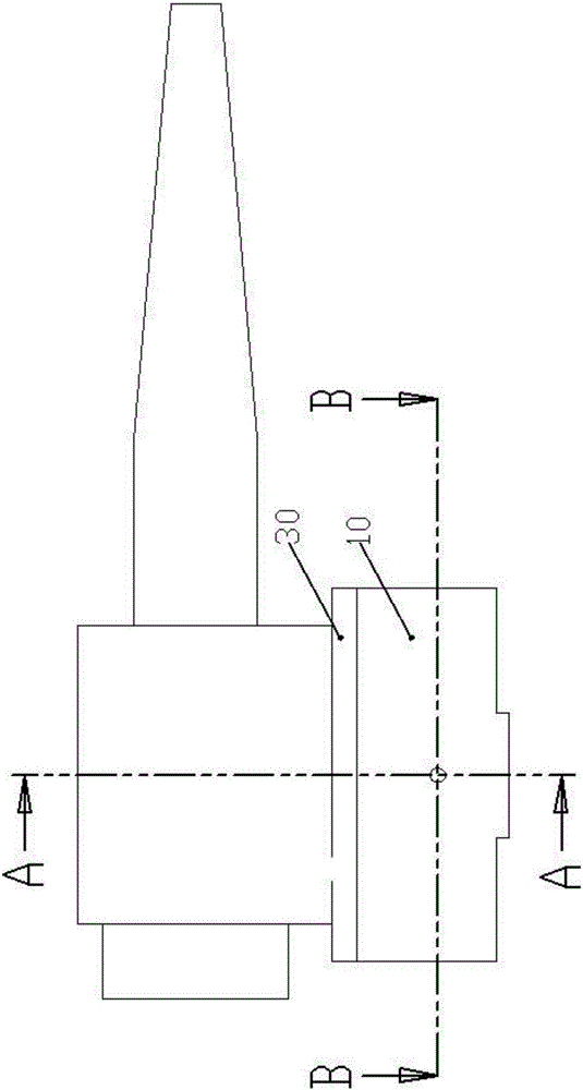 Rapid replacing mechanism for orthopedic surgery assisting robot end tool and rapid replacing method