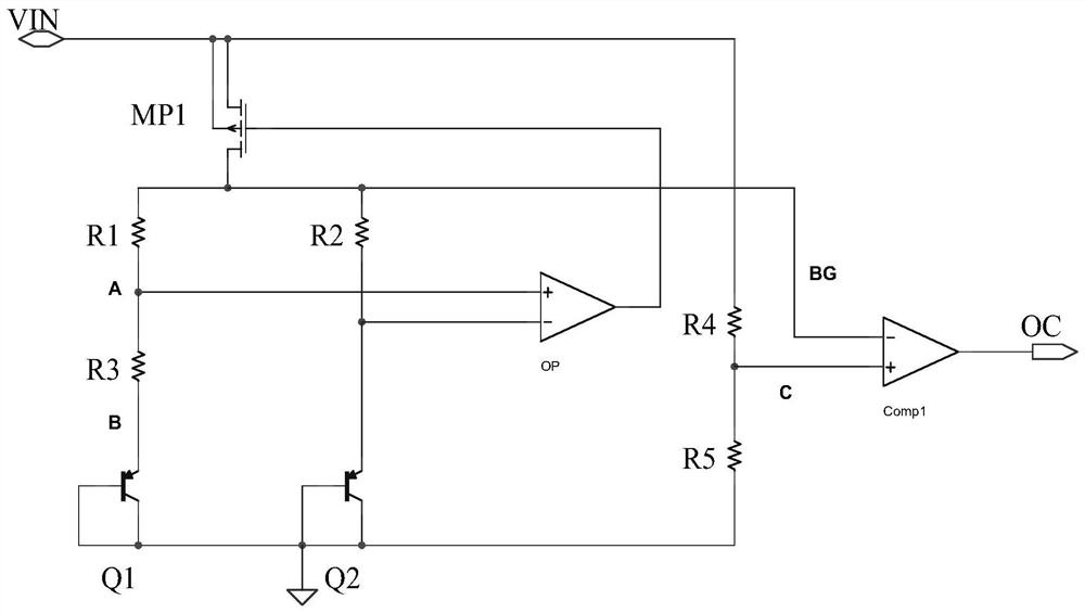Overvoltage detection circuit, overcurrent detection circuit and protection detection circuit