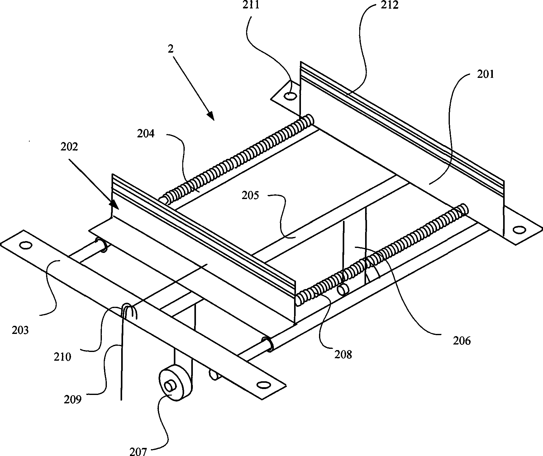 Treatment device and method for non-destructive disassembling the waste circuit board