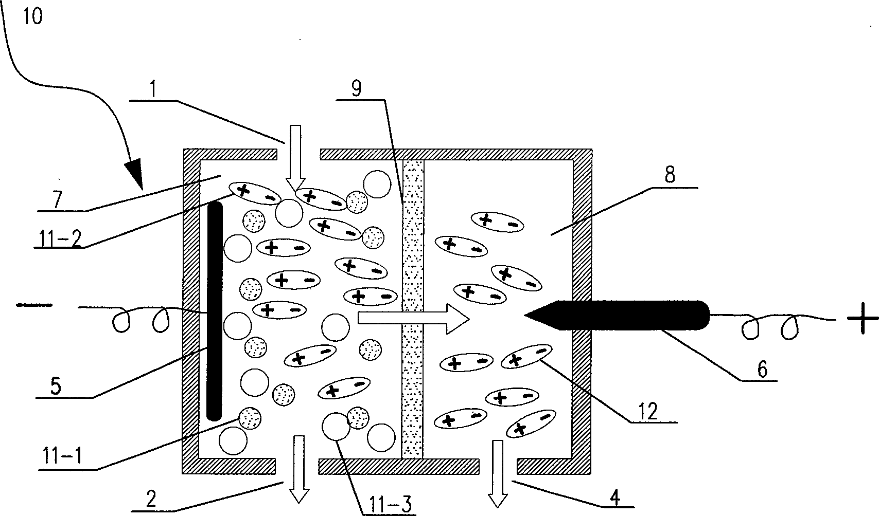 Device and method for distilling membrane
