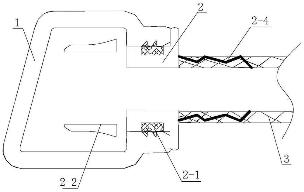 Quick assembly type skylight drain pipe joint adopting double-lip wedge-shaped sealing