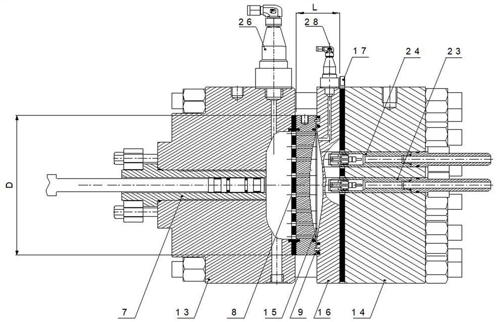 Complete balance type high-speed diaphragm compressor capable of realizing monitoring based on industrial internet platform