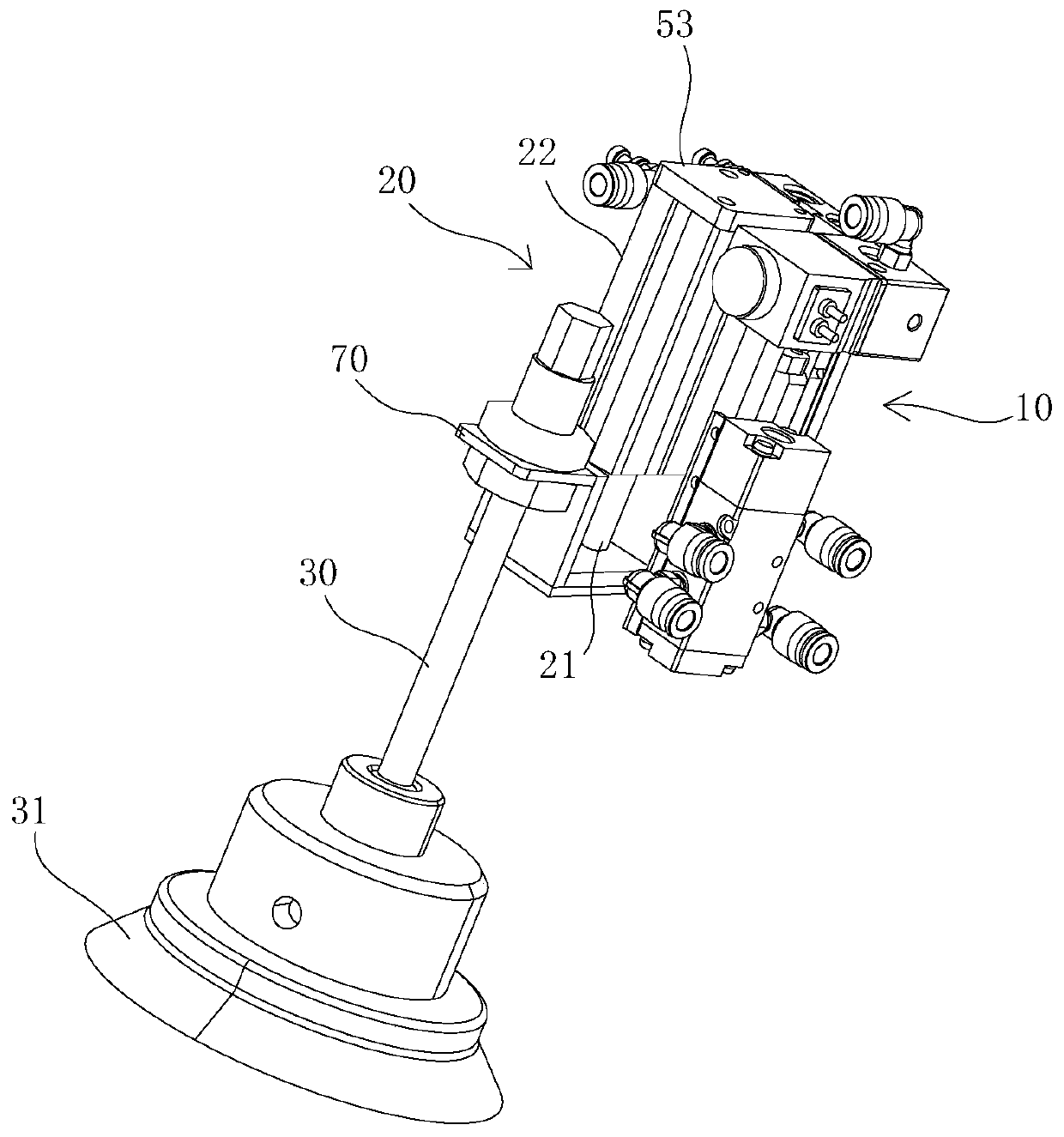 Dual-drive mechanism, walking device and working method