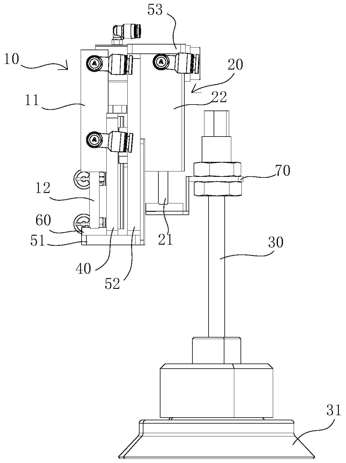 Dual-drive mechanism, walking device and working method