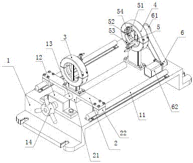 Clamping tooling for bar or tube indexing hole processing