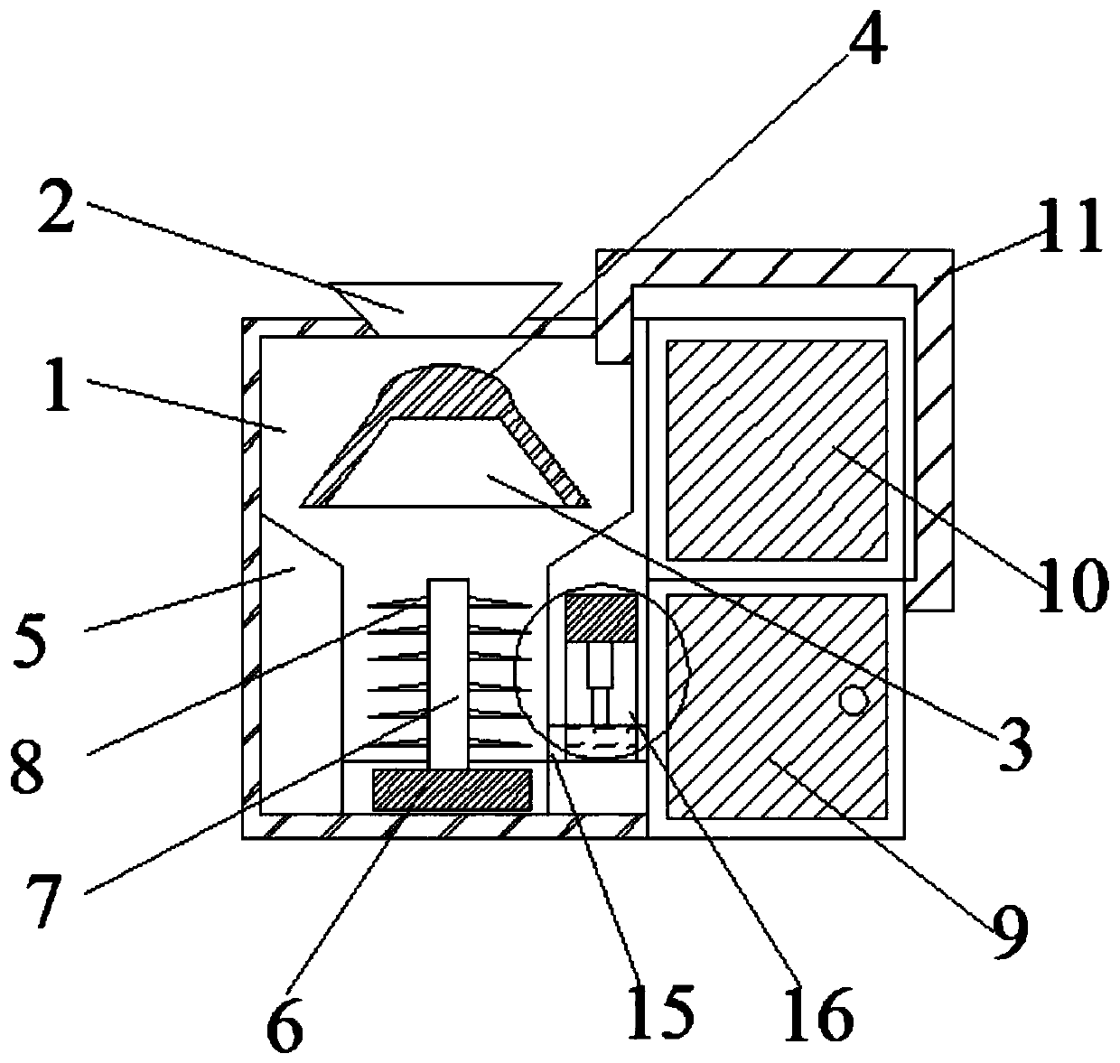 Garbage treatment equipment capable of sufficiently treating garbage