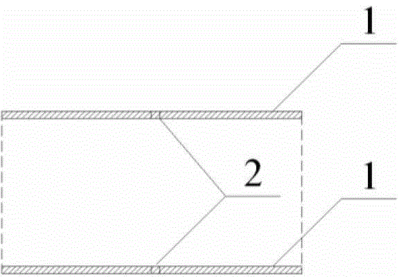 Underground diaphragm wall plate-type rigid joint and construction method thereof