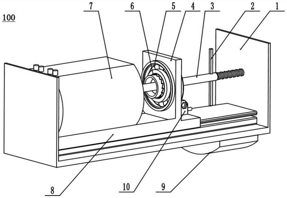 Detection device for residual thickness of brake pad