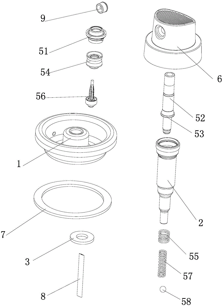 A sprayer with grab mouth structure for easy connection