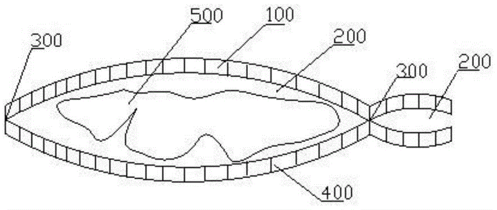 Double-layer fabric with cross-closed structure and its weaving method