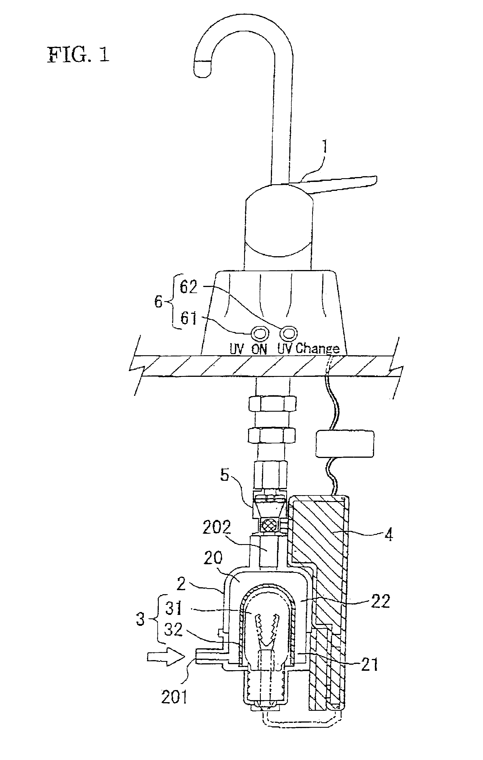 Water purifying apparatus