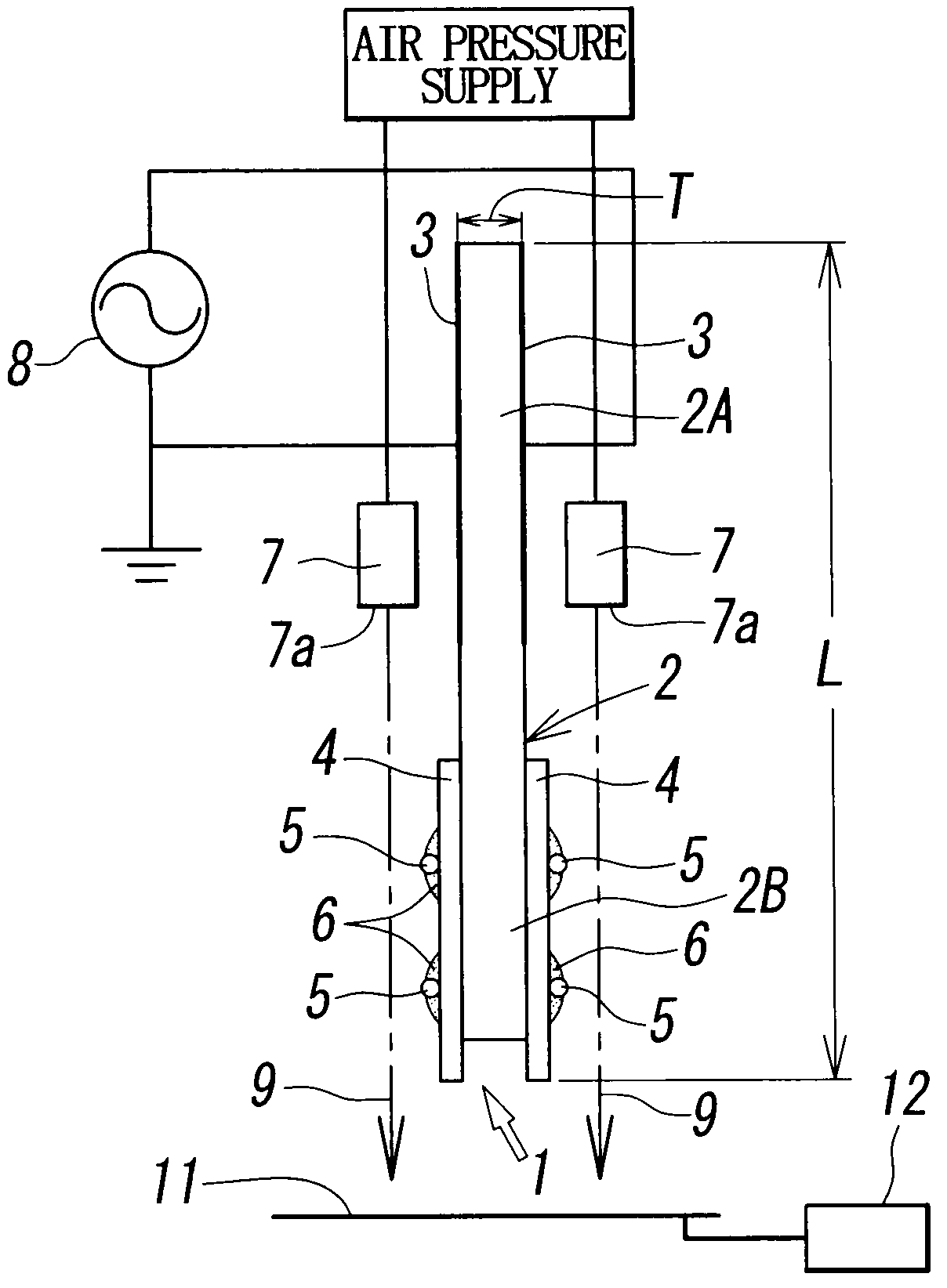 Piezoelectric transformer type ionizer and neutralization method