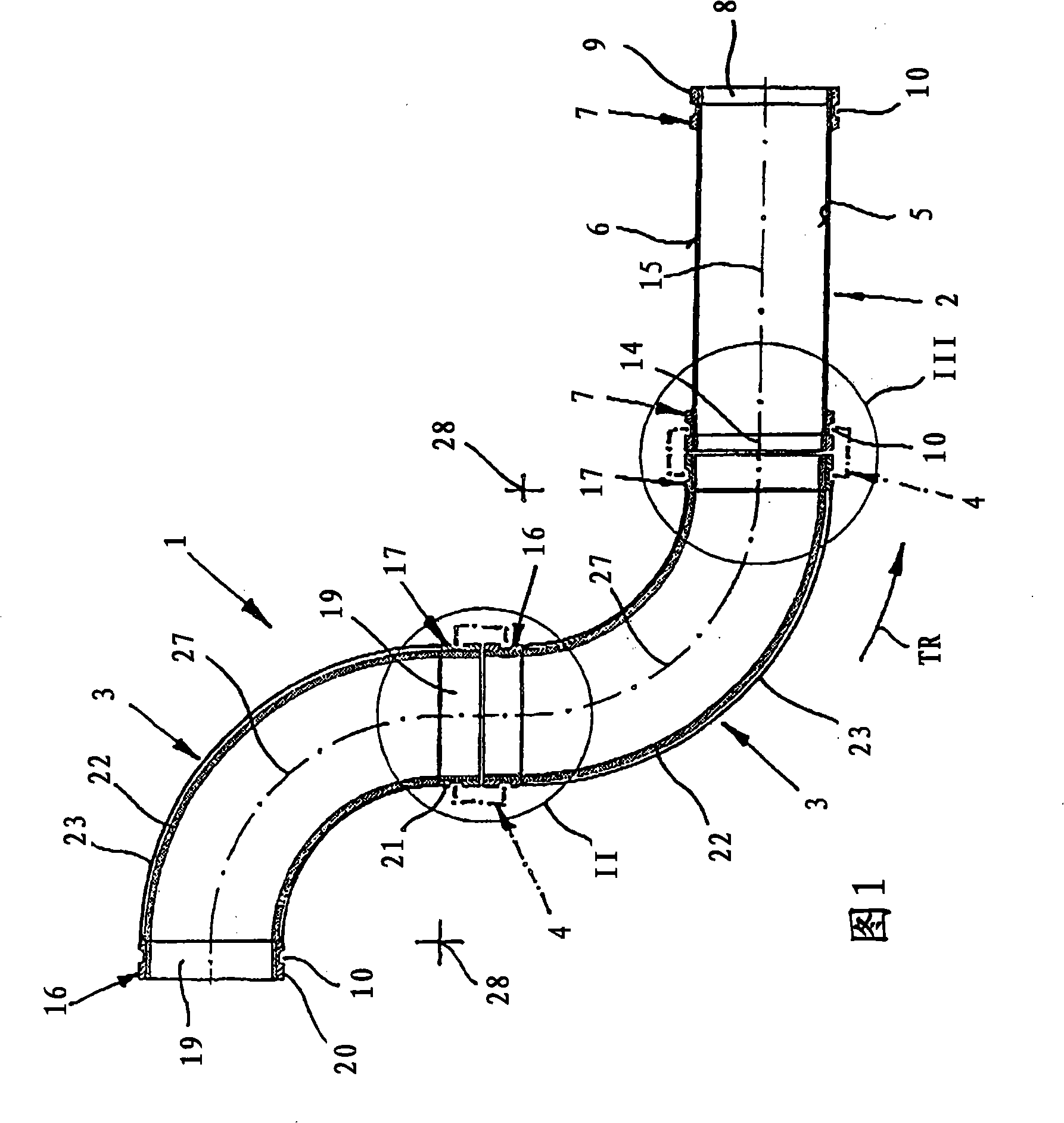 Pipeline for the hydraulic or pneumatic transport of solids