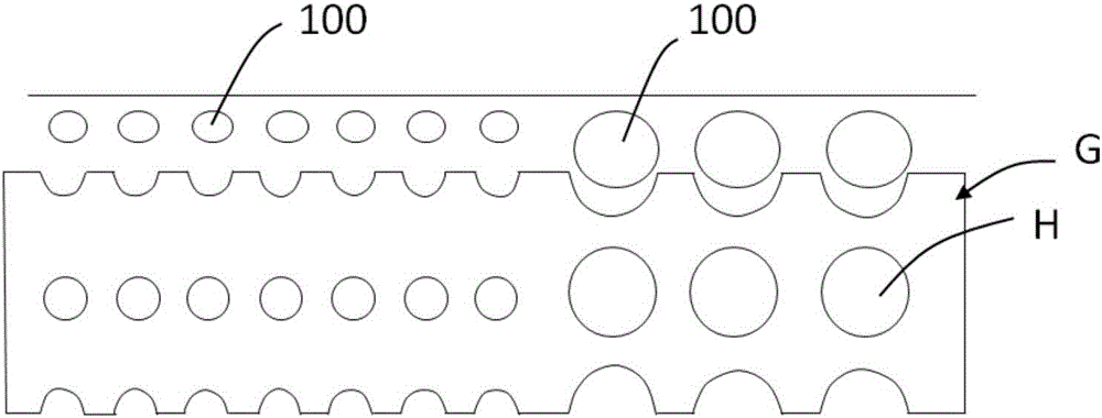 Unequal-thickness bubble pad and making method and packaging structure thereof