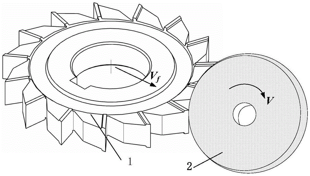 Integral full-ceramic super dense-tooth three-edge milling cutter and manufacturing method thereof