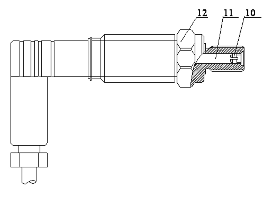 Intrusion type pressure damper