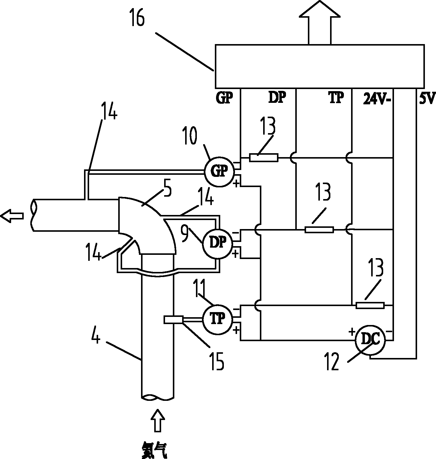 System and method for directly measuring total helium mass flow rate of primary loop of high-temperature gas cooled reactor