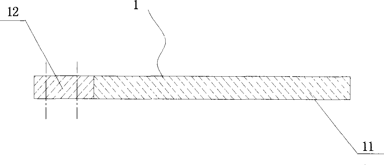 Amorphous alloy oil immersion type distribution transformer body structure and manufacturing method thereof