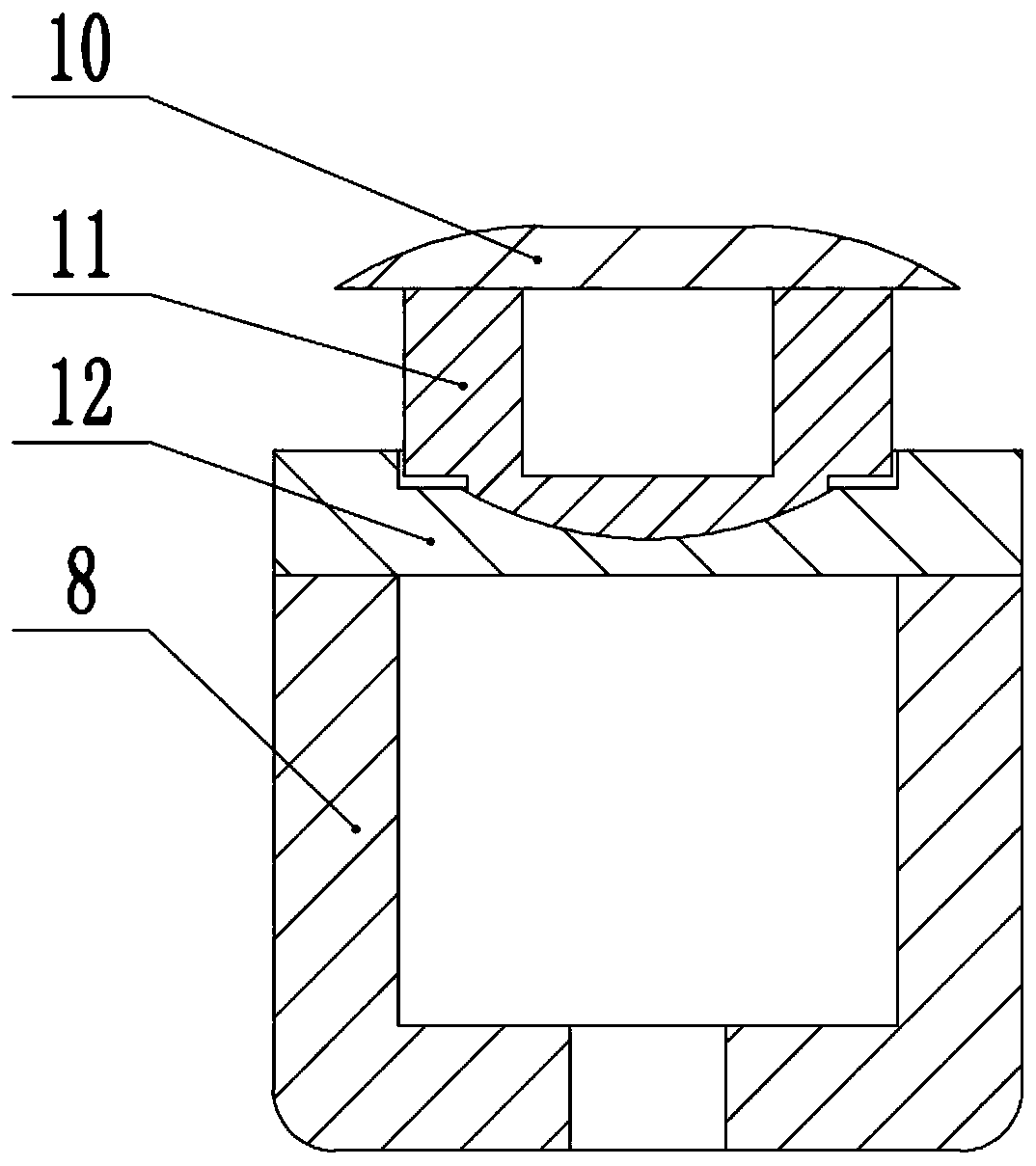 A precision thread pressure ring torque-pretightening force mapping relationship measurement device